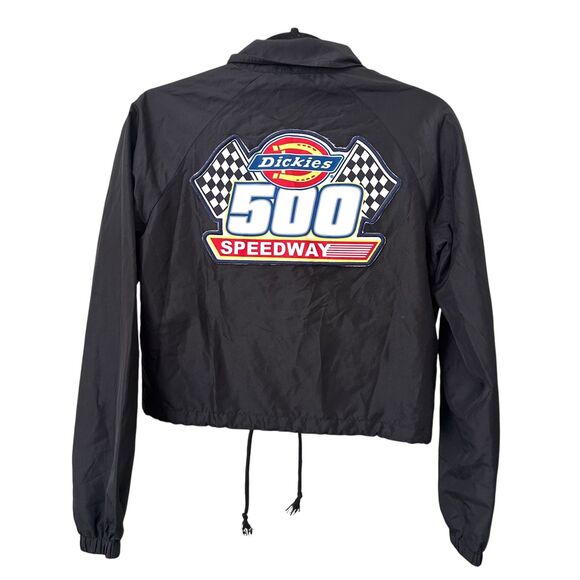 DICKIES 500 Speedway Racing Jacket Cropped Black Small - Picture 3 of 6